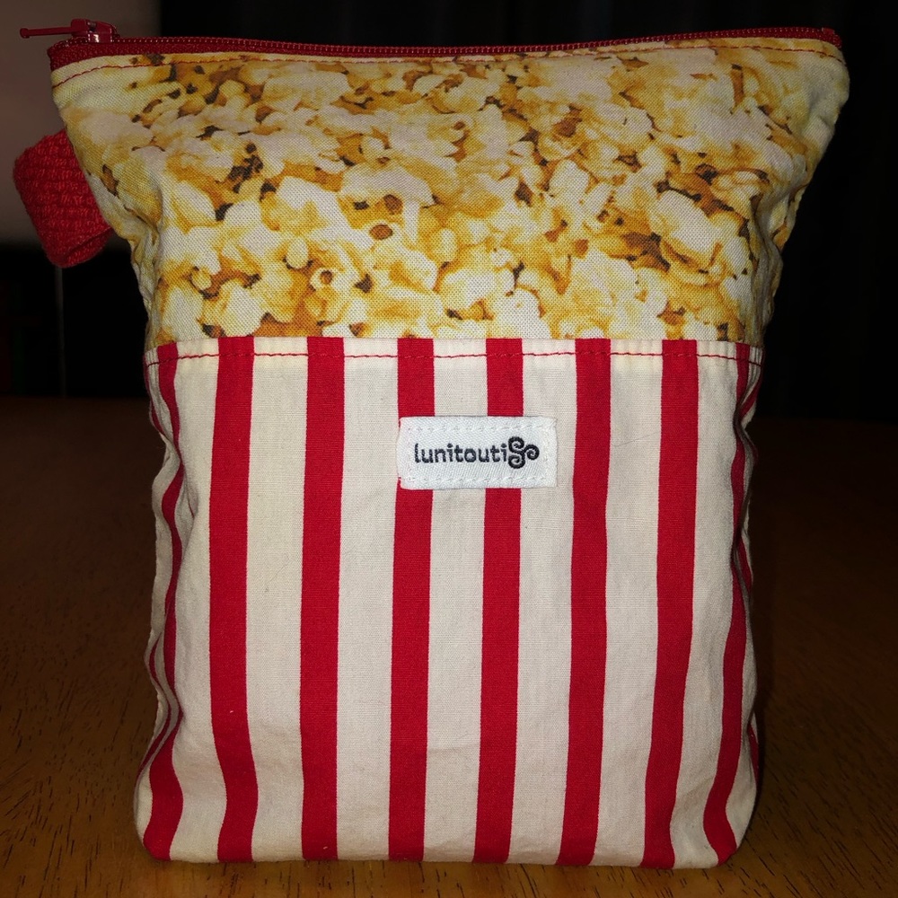 Handmade Washable Reusable Popcorn Bag